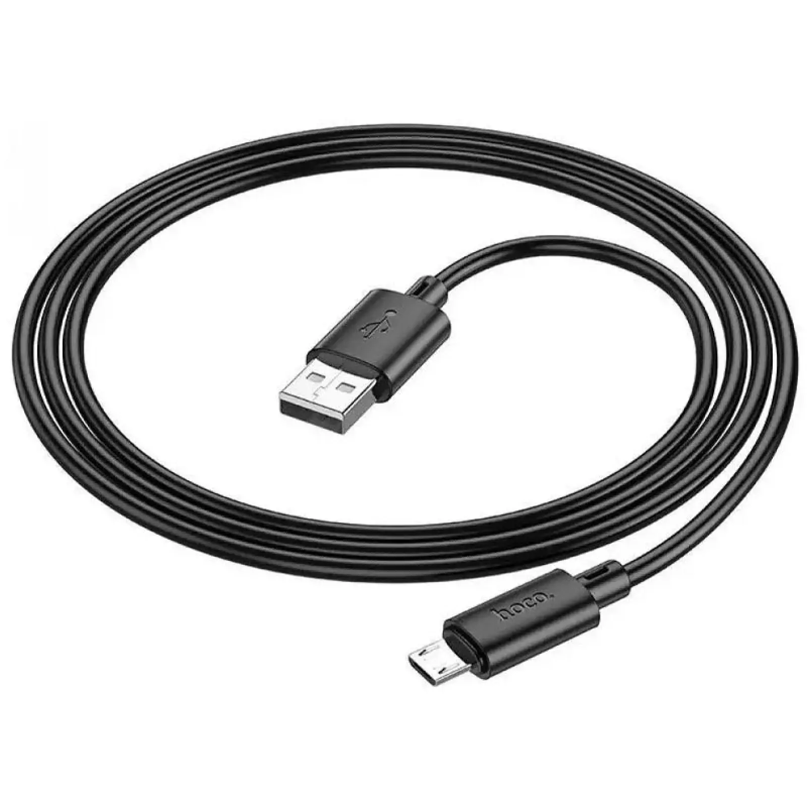 Data kabel Hoco X88 Gratified USB to MicroUSB (1m), Black 2