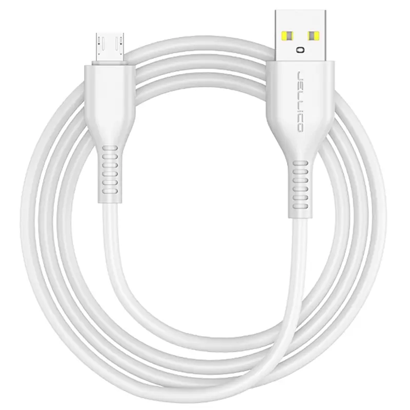 Kabel Jellico KDS-30 USB to MicroUSB 3.1A (1m), White 2