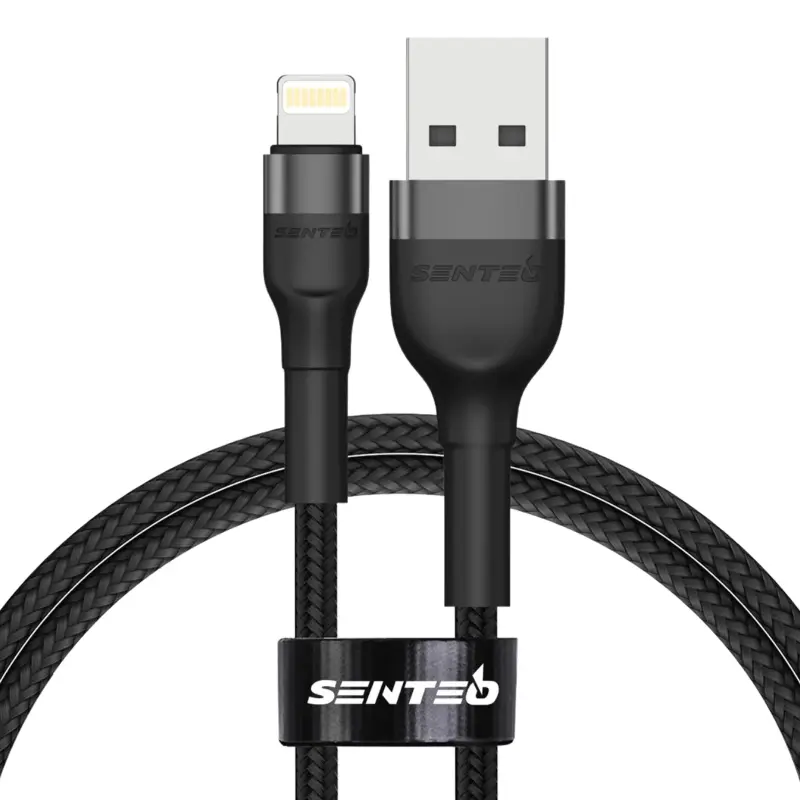 Data kabel Senteo ST-01 Montes Series braided USB-A to Lightning 2.4A (1.2m)