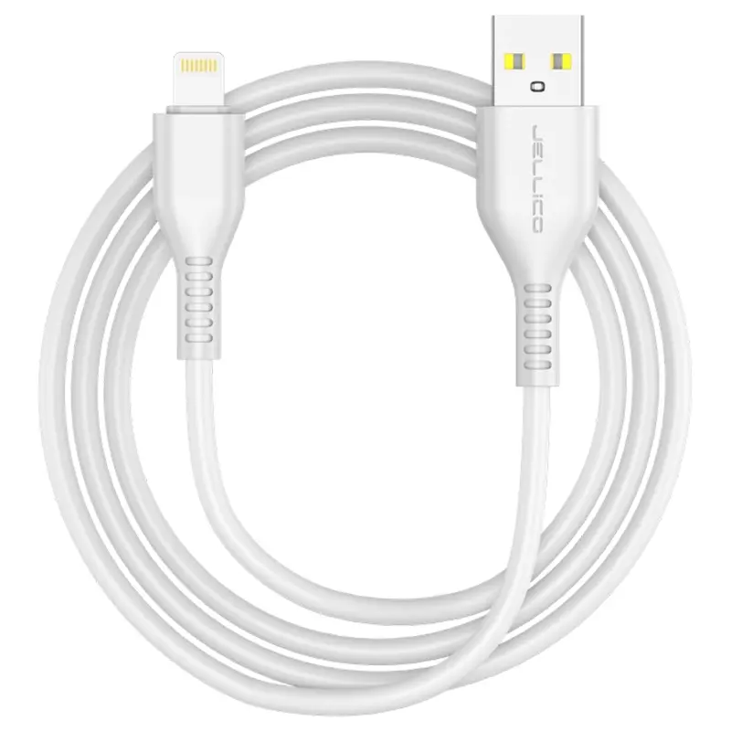 Kabel Jellico KDS-30 USB to Lightning 3.1A (1m), White 2