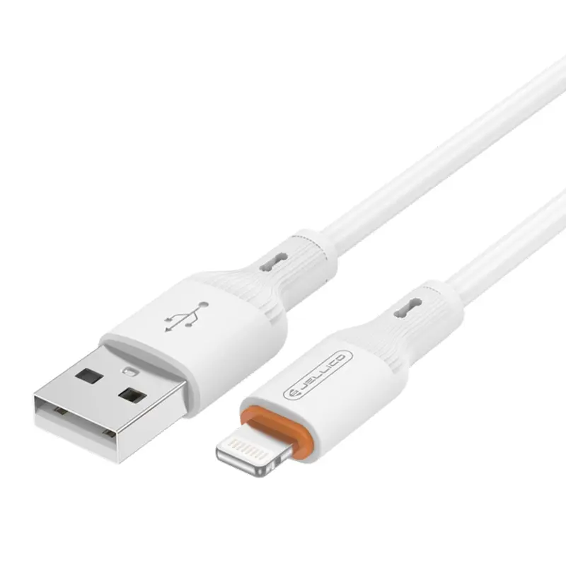 Kabel Jellico B29 USB to Lightning 3.1A (1m), White 1