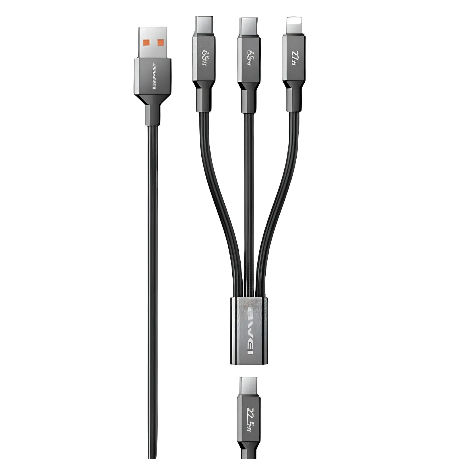 Data kabel Awei CL-1 5 in 1 (USB-A to C/L+USB-C to C/L) (1m)