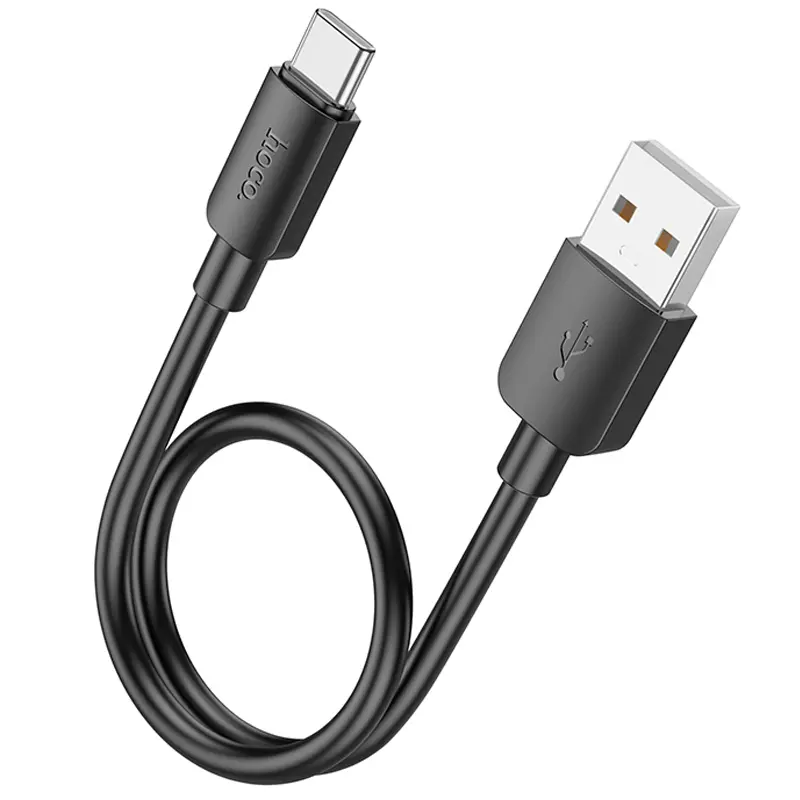 Data kabel Hoco X96 Hyper USB to Type-C 27W (0.25m), Black 1