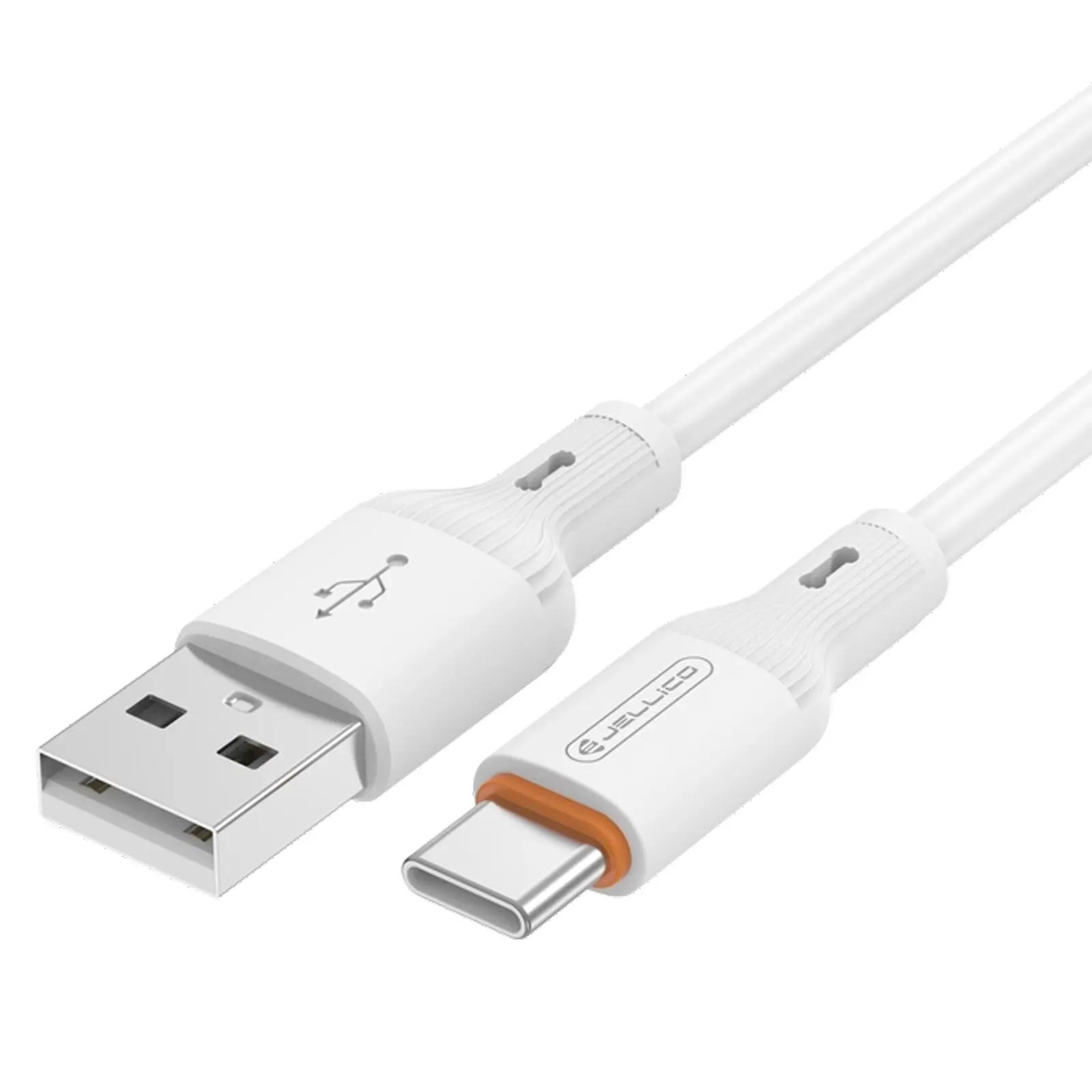 Kabel Jellico B29 USB to Type-C 3.1A (1m), White 1