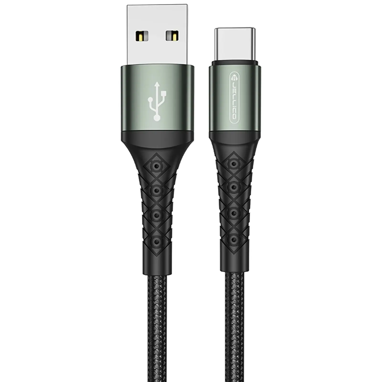 Дата кабель Jellico B10 USB to Type-C 3.1A (1m), Black