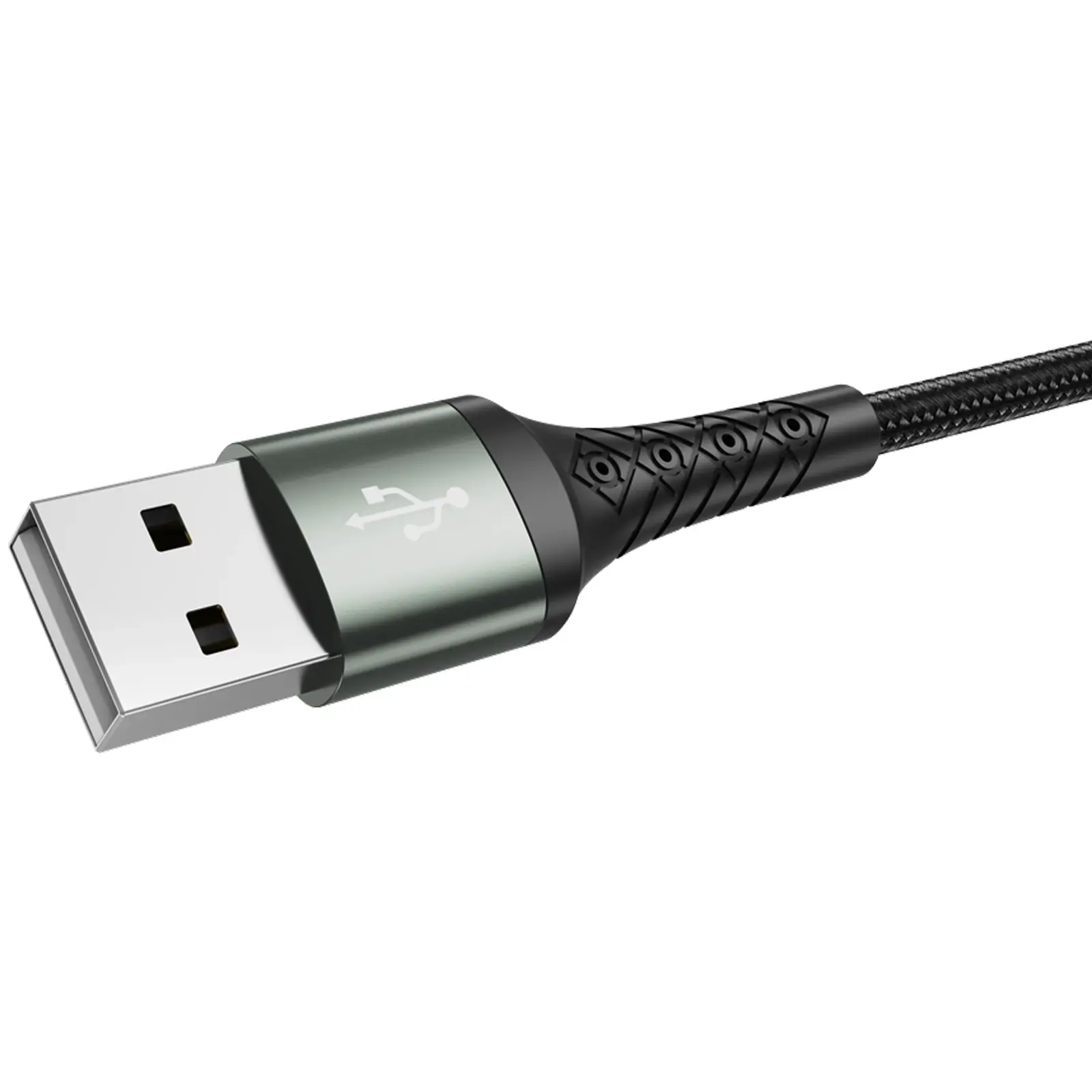 Дата кабель Jellico B10 USB to Type-C 3.1A (1m), Black 1
