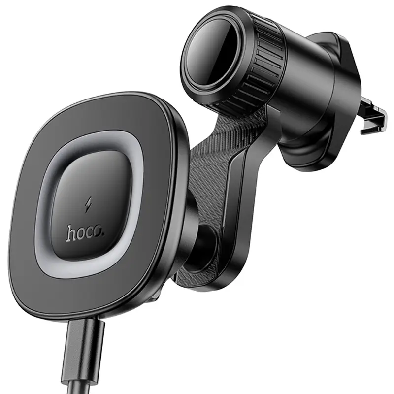 Uchwyt samochodowy с ładowarka bezprzewodowa Hoco HW30 Crown magnetic 15W (air outlet)