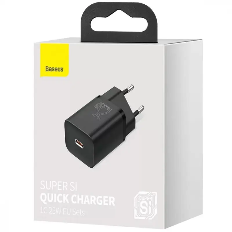 Сharger Baseus Super Si Quick Charger 25W (1USB-C) (CCSP), Black 3