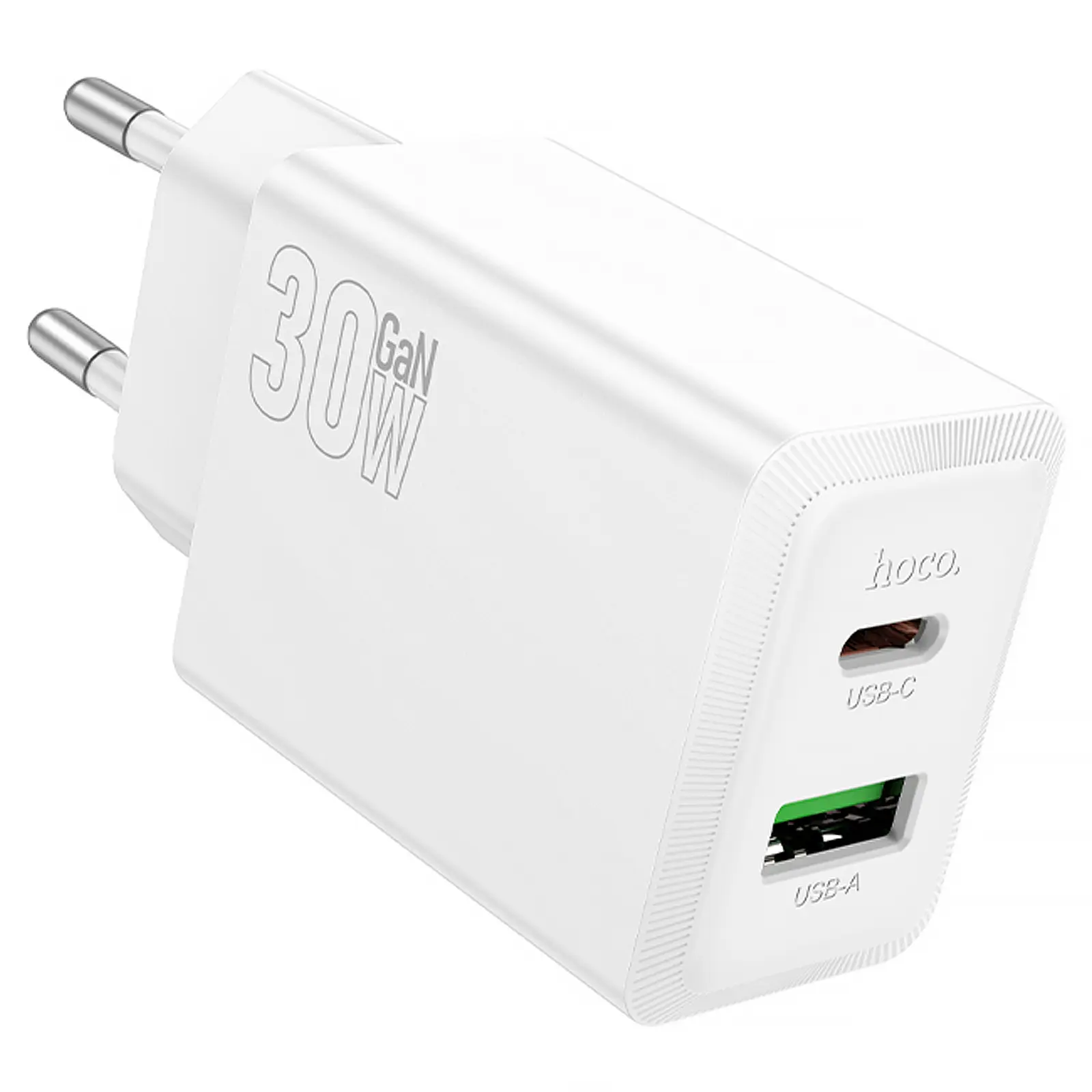 Ładowarka sieciowa Hoco N71 Nuevo PD30W+QC3.0 (1USB-A/1C), White 2