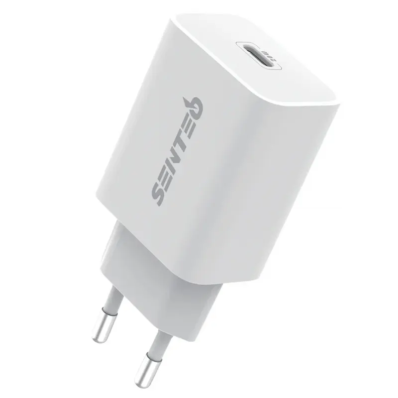 Сharger Senteo Z-08 PD20W (1USB-A/1C), White 1