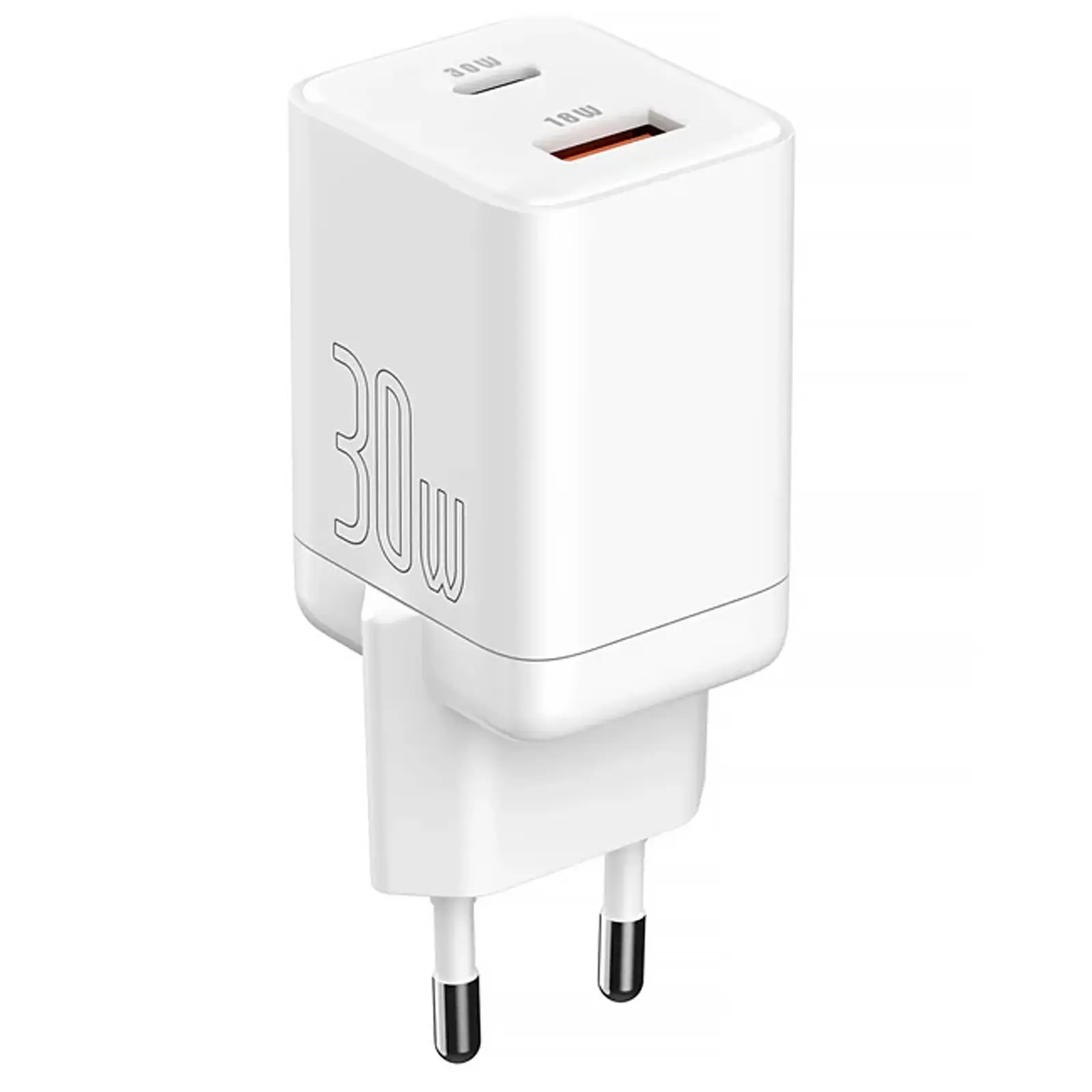Сharger Senteo Z-10 GaN PD30W (1USB-A/1C), White