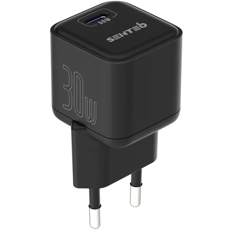 Ładowarka sieciowa Senteo Z-09 GaN Mini PD30W (1USB-C), Black