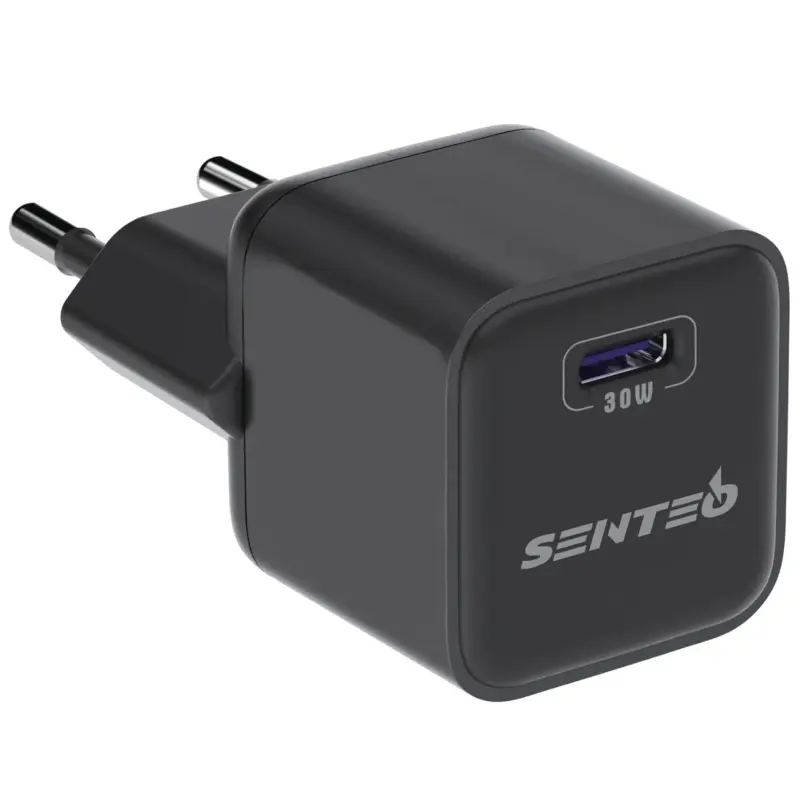 Ładowarka sieciowa Senteo Z-09 GaN Mini PD30W (1USB-C), Black 1