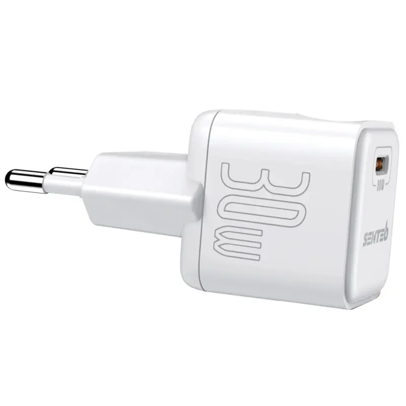 Ładowarka sieciowa Senteo Z-09 GaN Mini PD30W (1USB-C), White 2
