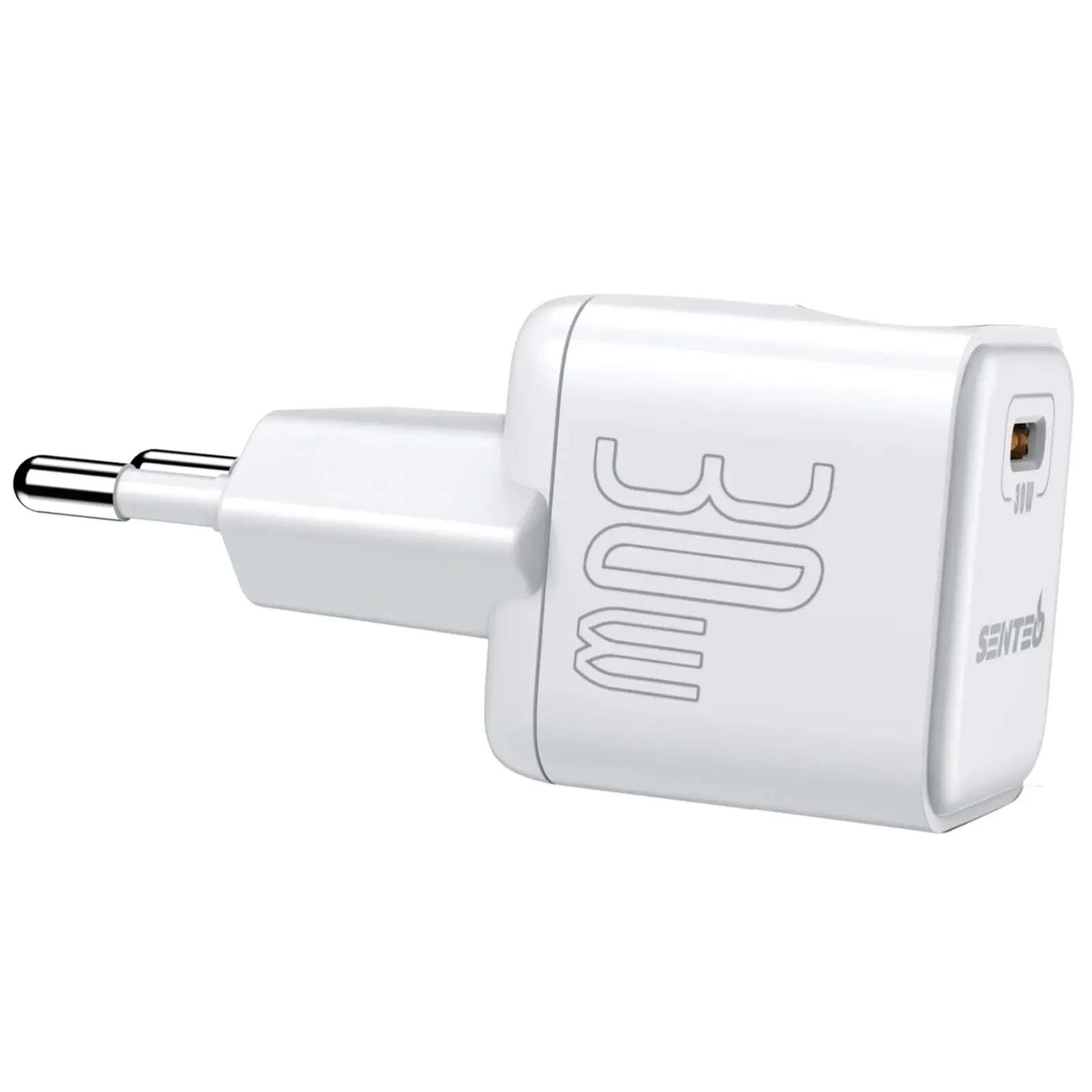 Ładowarka sieciowa Senteo Z-09 GaN Mini PD30W (1USB-C), White 2