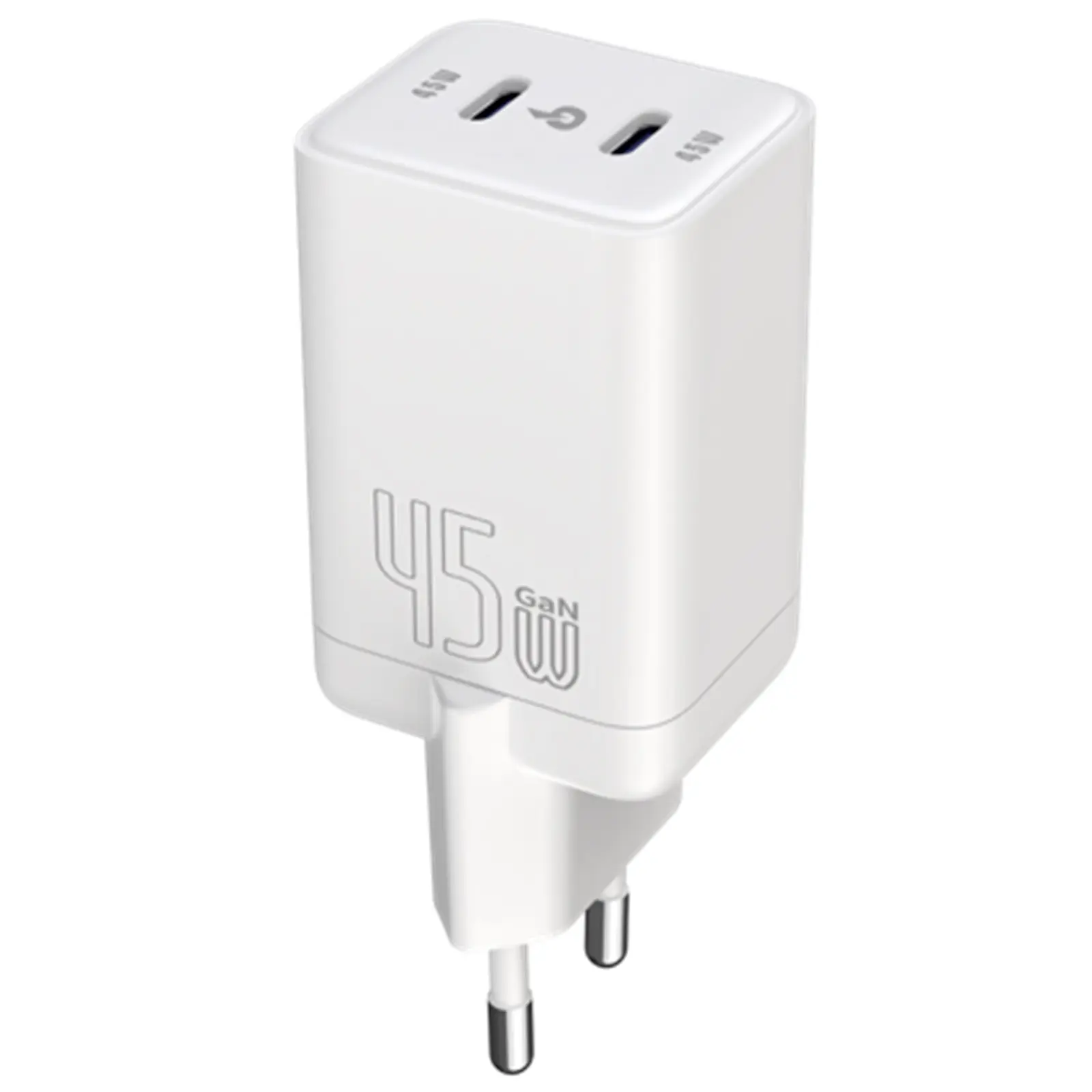 Ładowarka sieciowa Senteo Z-12 GaN PD45W (2USB-C), White