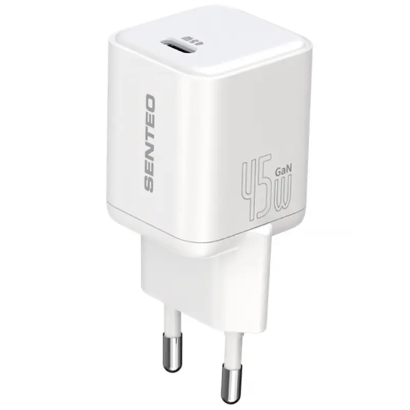 Ładowarka sieciowa Senteo Z-18 GaN Mini PD45W (1USB-C), White