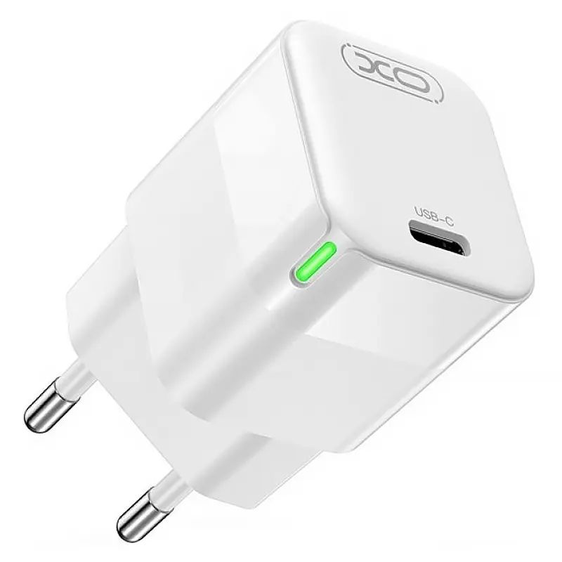 Ładowarka sieciowa XO CE06 PD30W (1USB-C), White