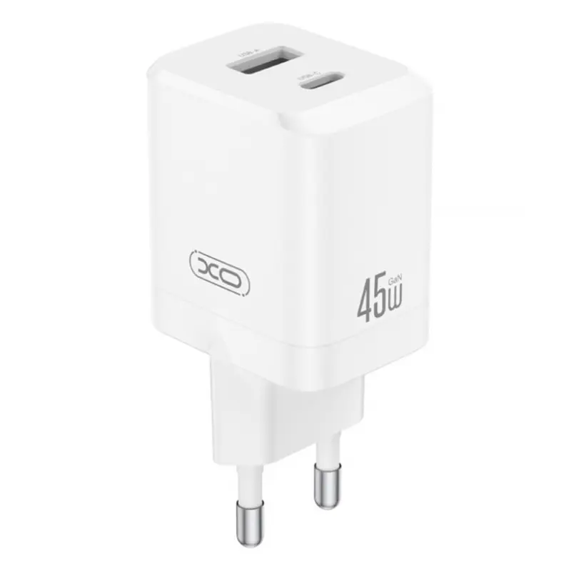 Ładowarka sieciowa XO CE36 PD45W+QC3.0 (1USB-A/1C)