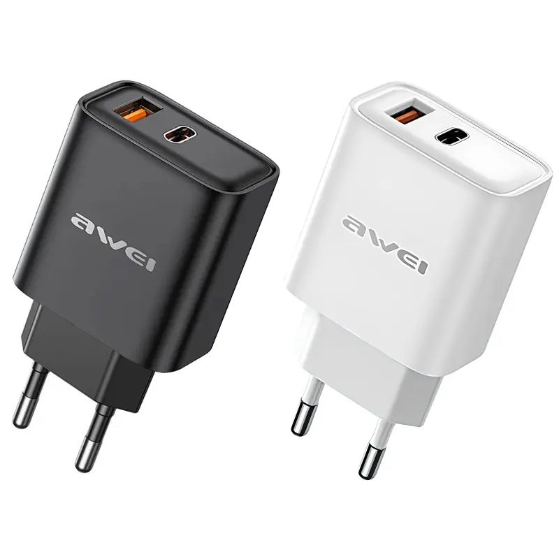 Ładowarka sieciowa Awei PD81 PD20W+QC3.0 (1USB-A/1C)