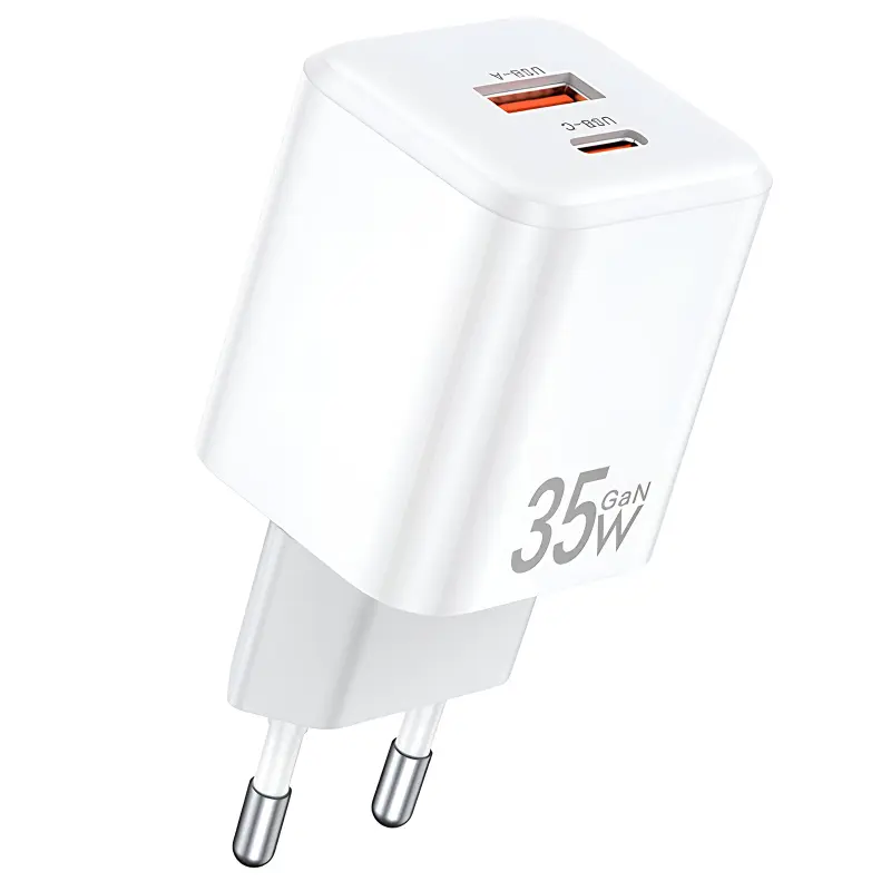 Сharger Awei PD66 GaN QC3.0+PD 35W (1USB-A/1C), White