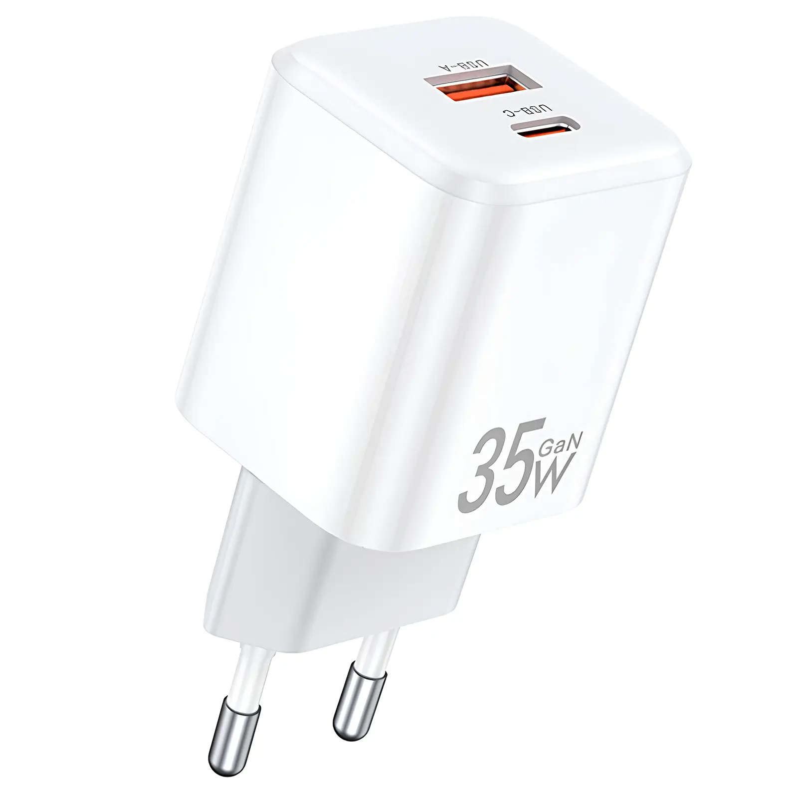 Сharger Awei PD66 GaN QC3.0+PD 35W (1USB-A/1C), White