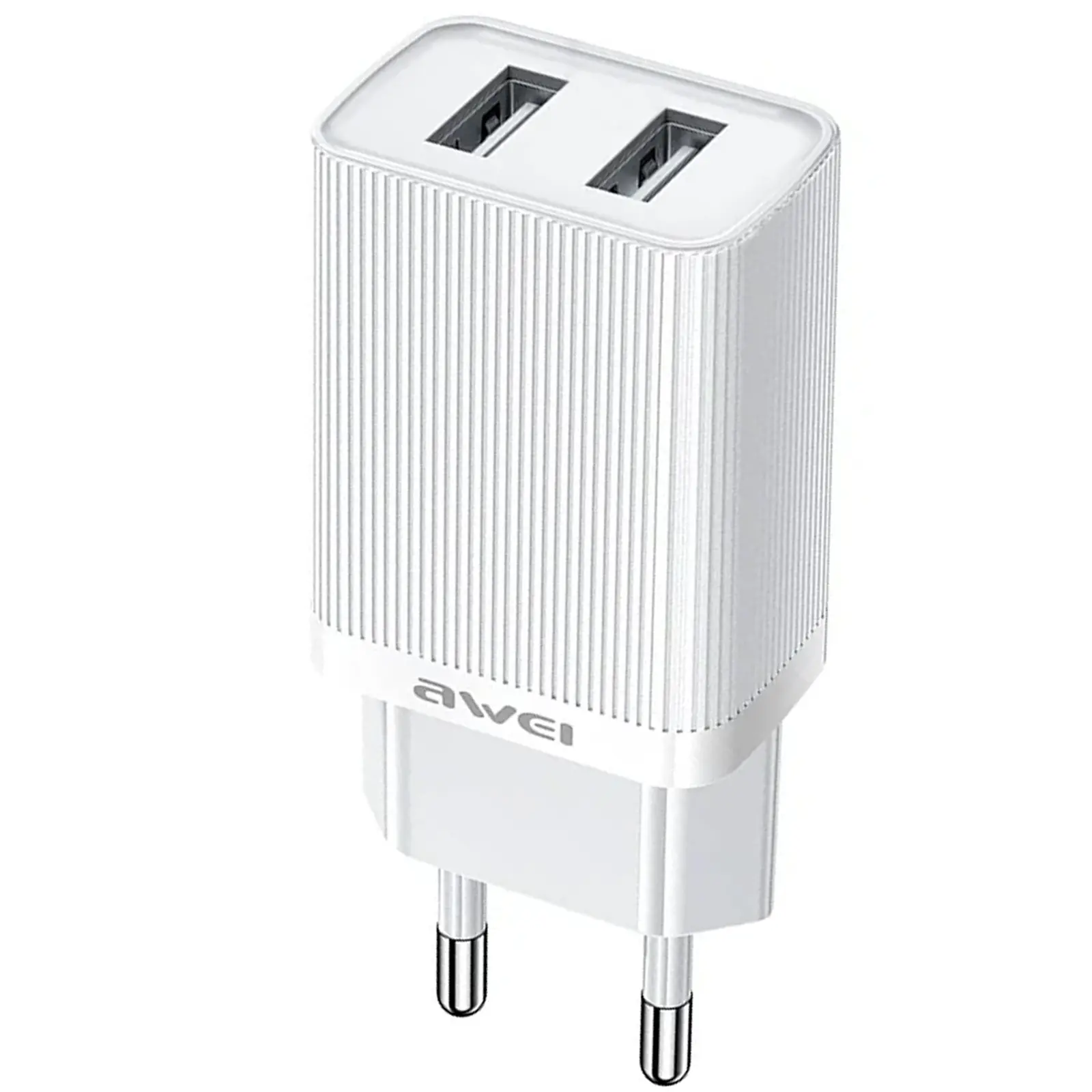 Ładowarka sieciowa Awei C15 10W (2USB-A), White