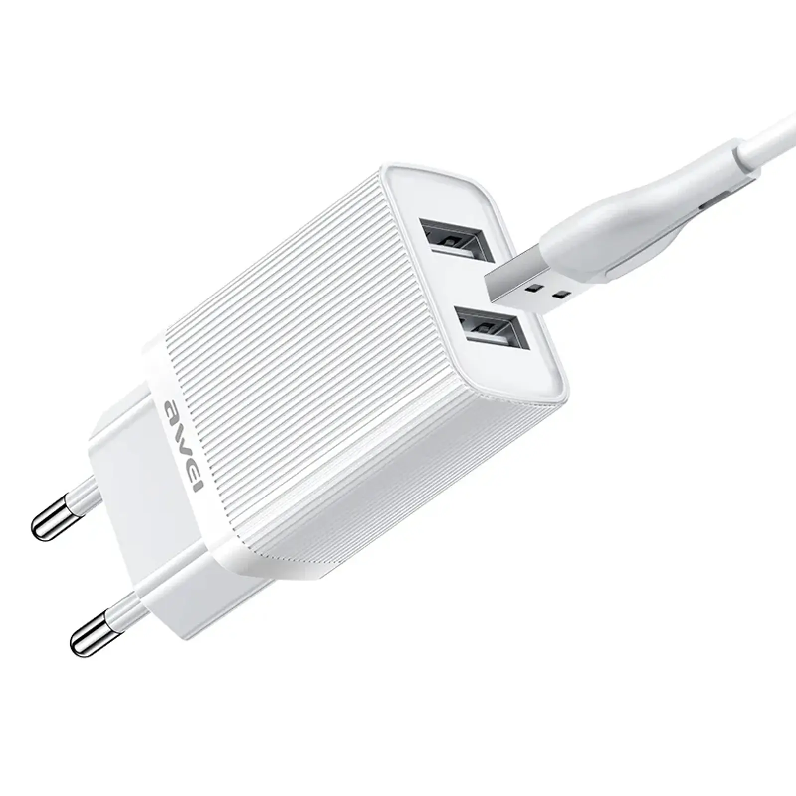 Ładowarka sieciowa Awei C15 10W (2USB-A), White 1