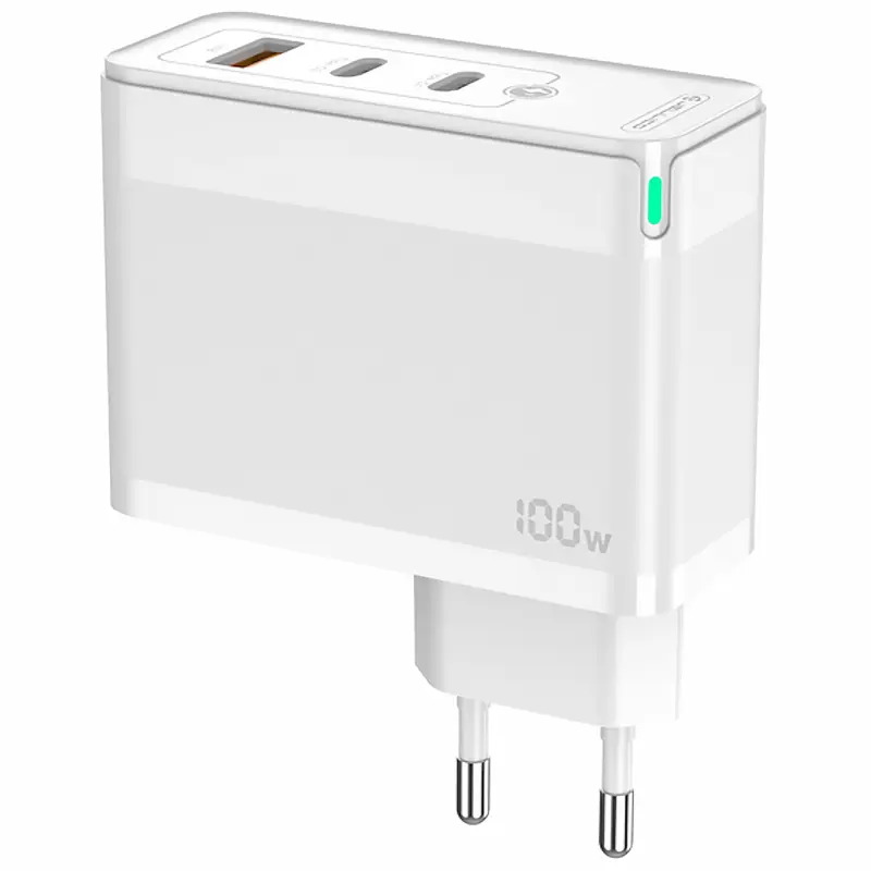 Ładowarka sieciowa Jellico C118 GaN PD100W (1USB-A/2C), White 2
