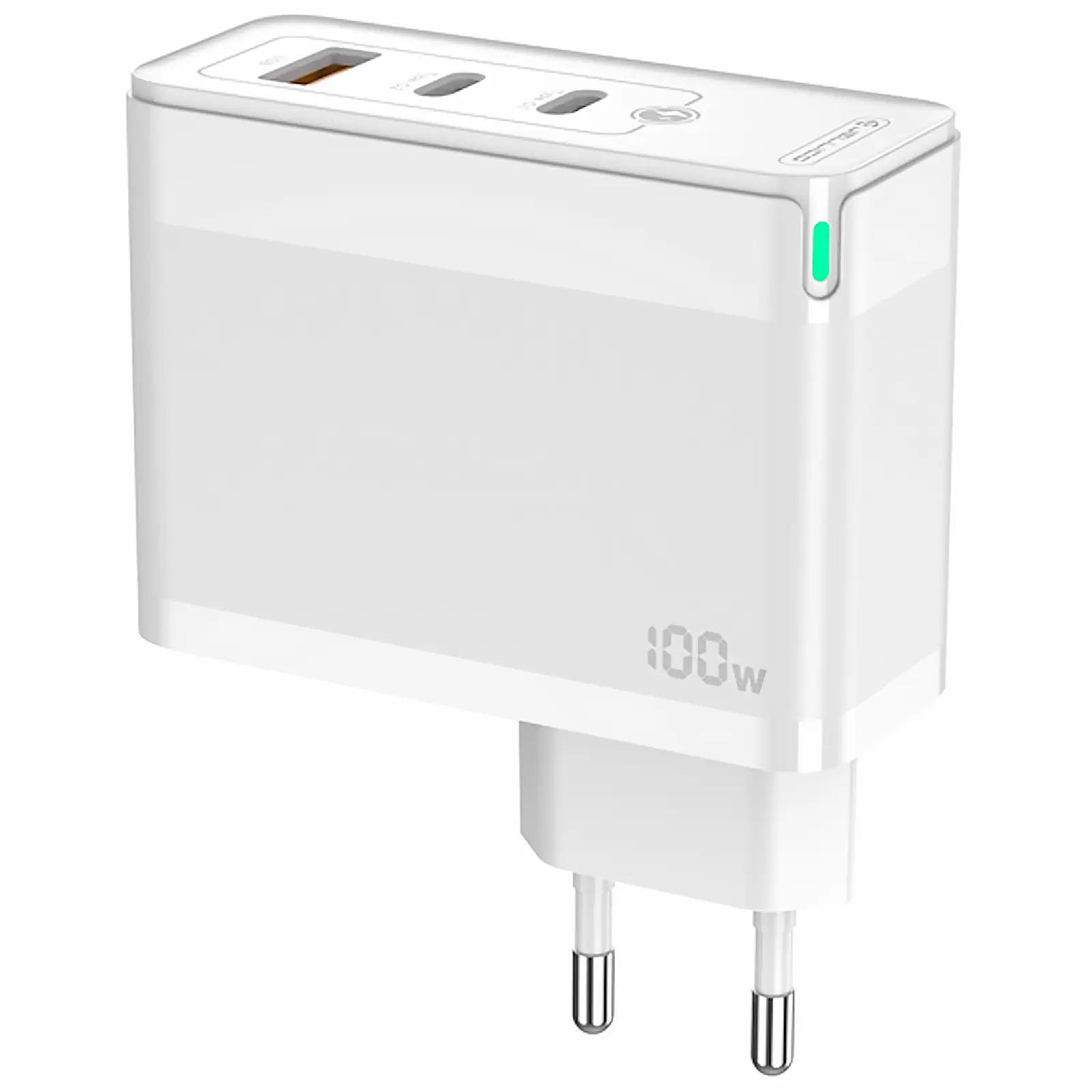 Ładowarka sieciowa Jellico C118 GaN PD100W (1USB-A/2C), White 2