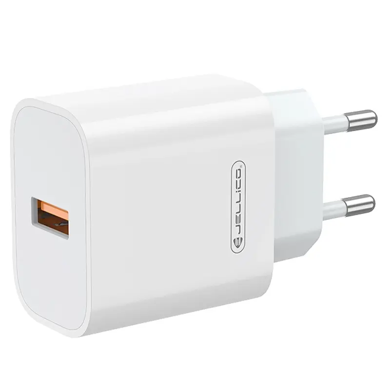 Charger Jellico AK165 22.5W (1USB-A) + cable USB to MicroUSB, White 1