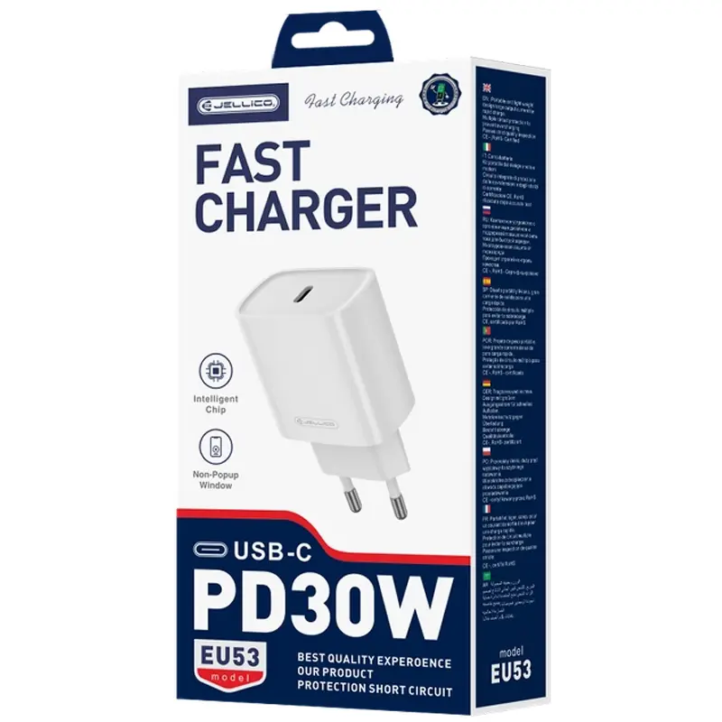 МЗП Jellico EU53 PD30W (1USB-C), White 1