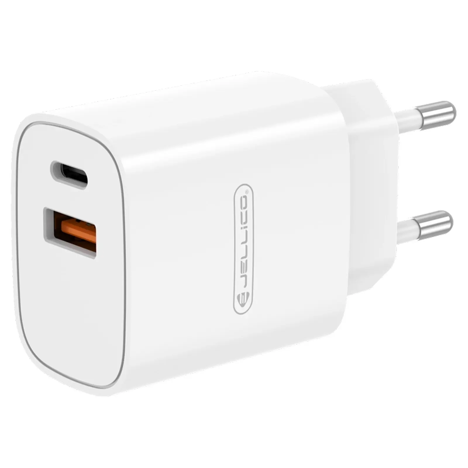 Charger Jellico WJ-C60 PD20W+QC3.0 (1USB-A/1C) + cable Type-C to Lightning, White 2