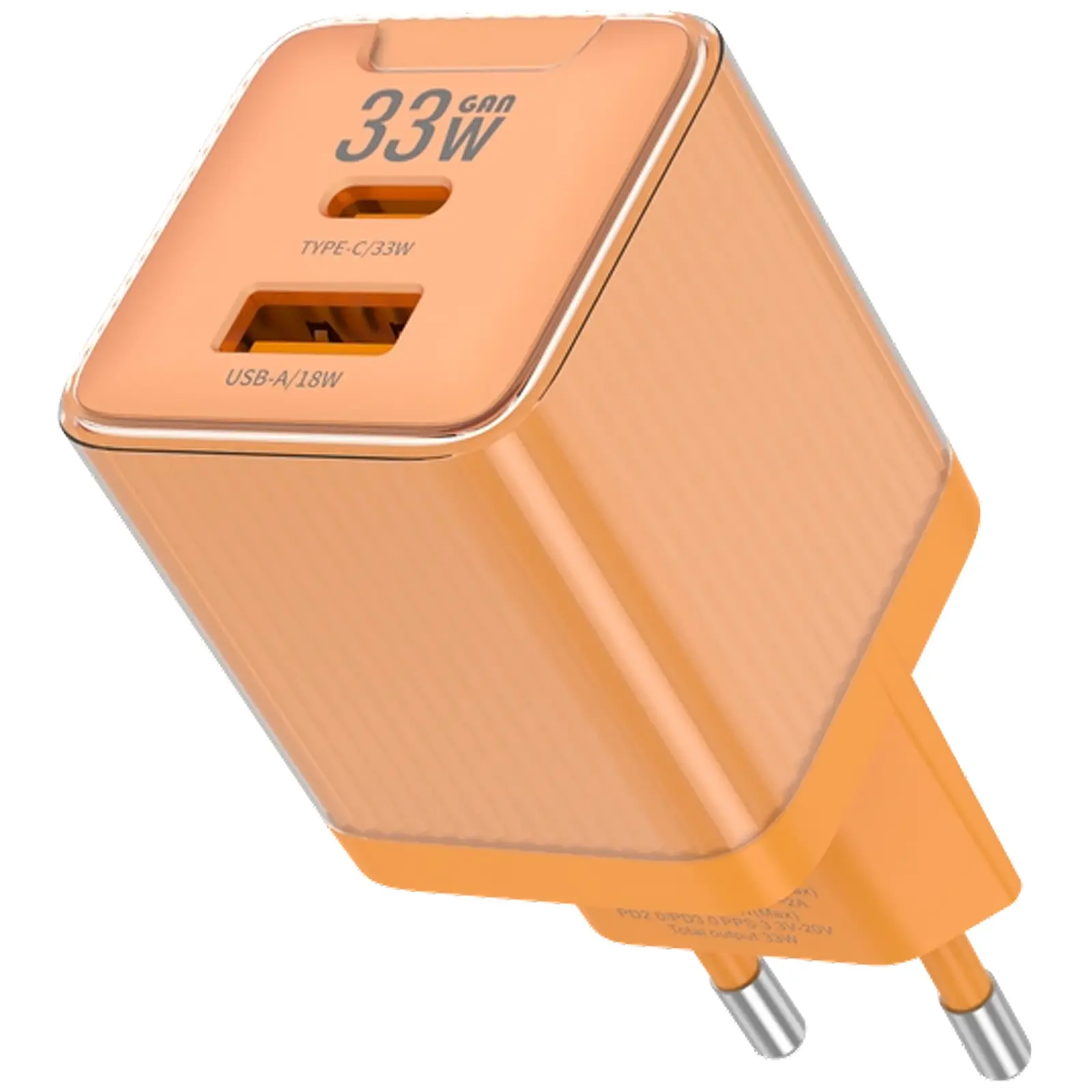 Charger Jellico EU55 GaN PD33W+QC3.0 (1USB-A/1C)