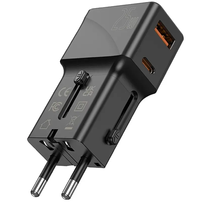 Charger Jellico S6 universal adapter PD25W+QC3.0 (1USB-A/1C)