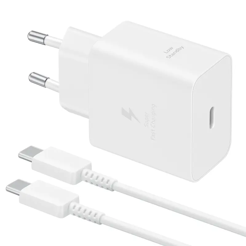 Ładowarka sieciowa SAMSUNG EP-T4511XWE 45W + kabel USB to Type-C Blister (1USB-C), White