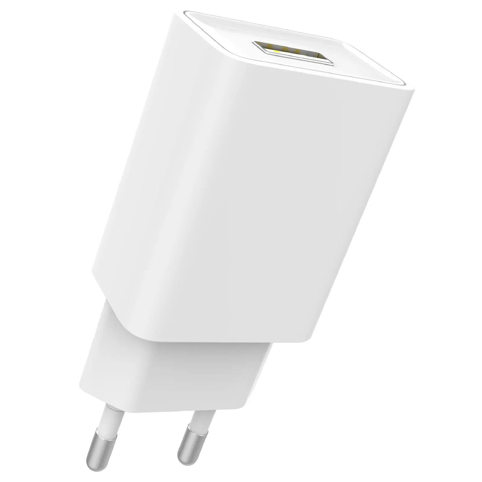 Ładowarka sieciowa Denmen DC01 12W (1USB-A), White