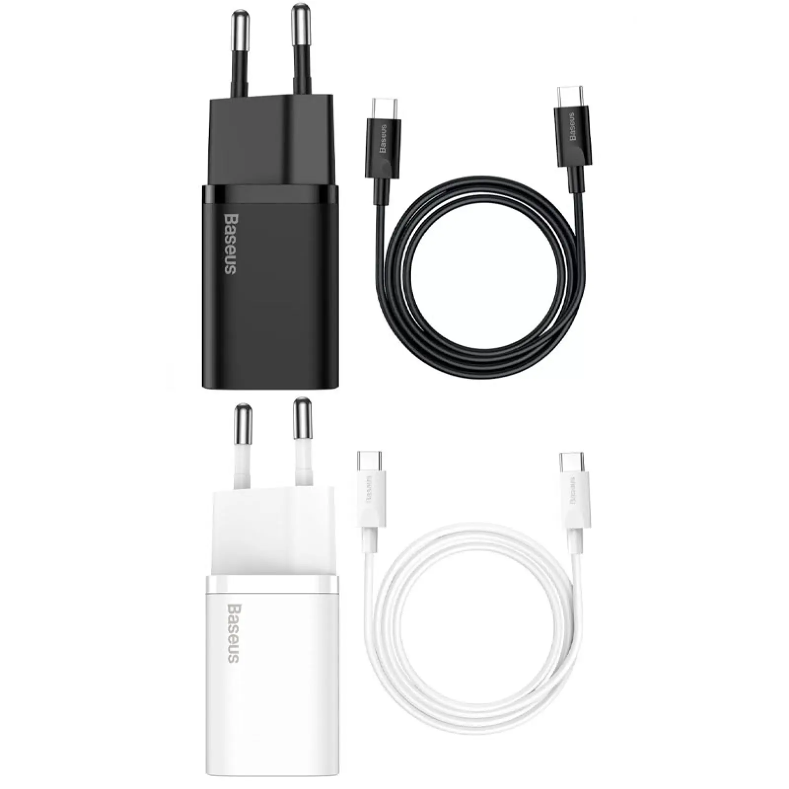 Ładowarka sieciowa Baseus Super Si Quick Charger 25W (1USB-C) + kabel Type-C to Type-C (TZCCSUP-L)