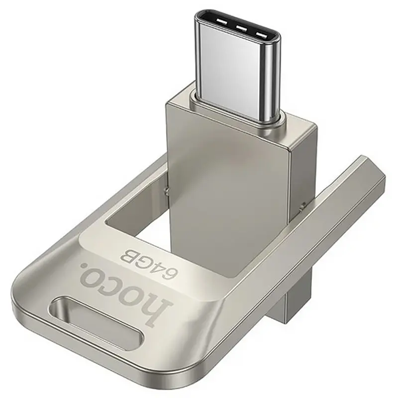 Flash-napęd Hoco UD17 2in1 Type-C USB 3.0 - 64GB, Silver 1