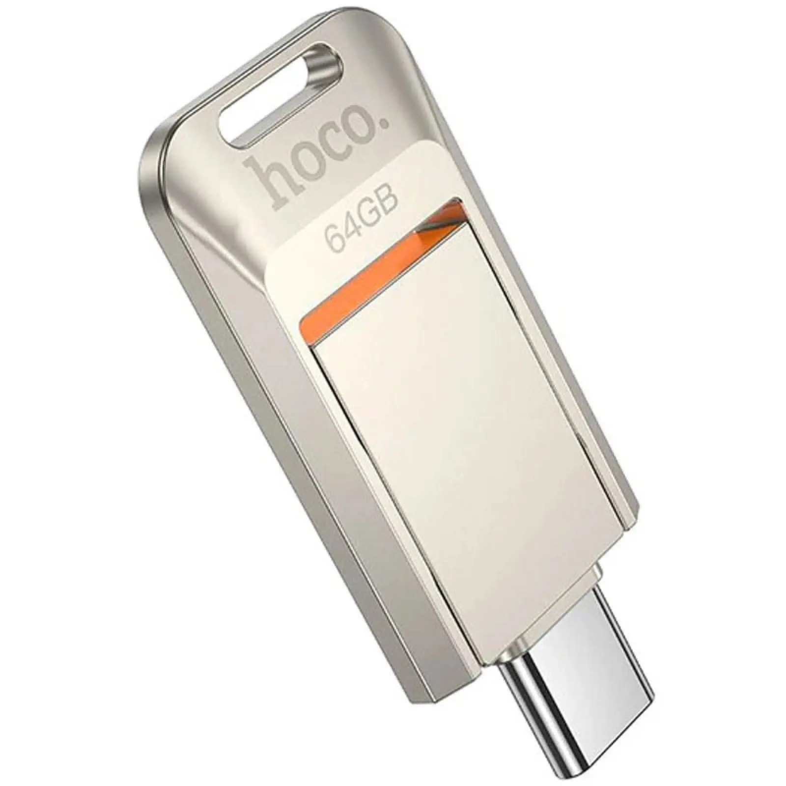 Flash-napęd Hoco UD17 2in1 Type-C USB 3.0 - 64GB, Silver