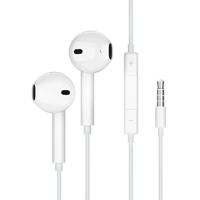 Słuchawki stereo Jellico EP2A (3.5mm/1.2m), White