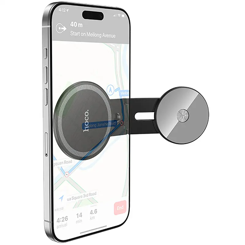 Magnetyczny posiadacz Hoco H93 Stable magnetic MagSafe for Apple, Black 1