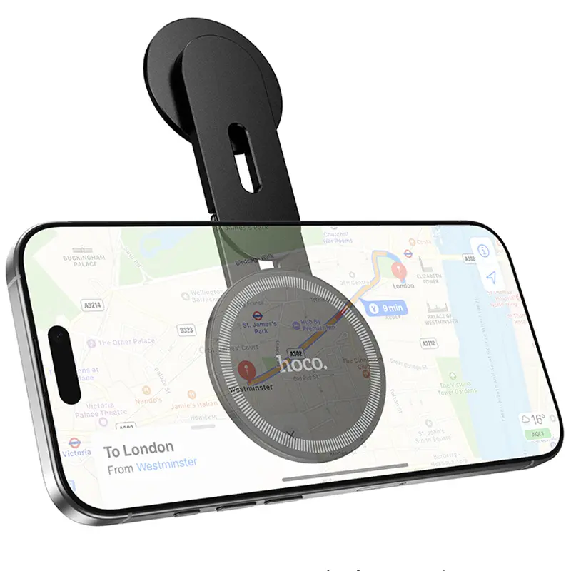 Magnetyczny posiadacz Hoco H93 Stable magnetic MagSafe for Apple, Black 2