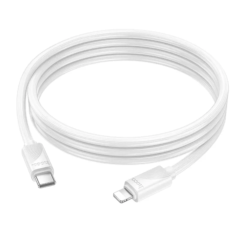 Data kabel Hoco X114 Energy Type-C to Lightning 27W (1m), White 3