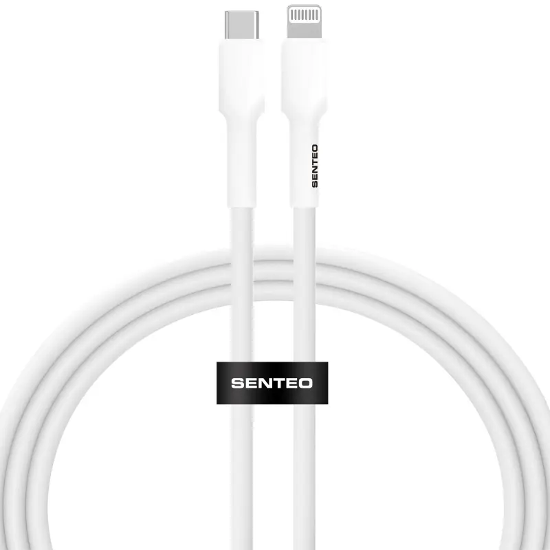 Data kabel Senteo SL-03 soft silicone USB-C to Lightning 20W (2m)
