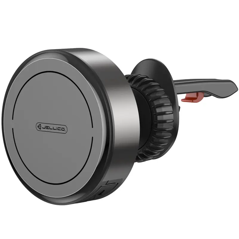 Uchwyt samochodowy z ładowarka bezprzewodowa Jellico W21 15W, Black