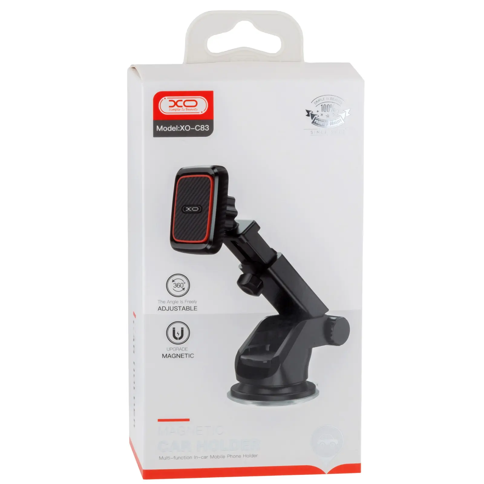 Uchwyt samochodowy XO C83 magnet, Black 4