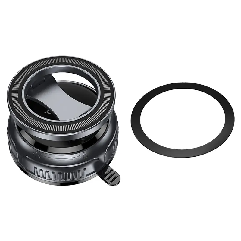 Uchwyt samochodowy Hoco H92 High vacuum suction cup magnetic(universal), Black / Grey 4