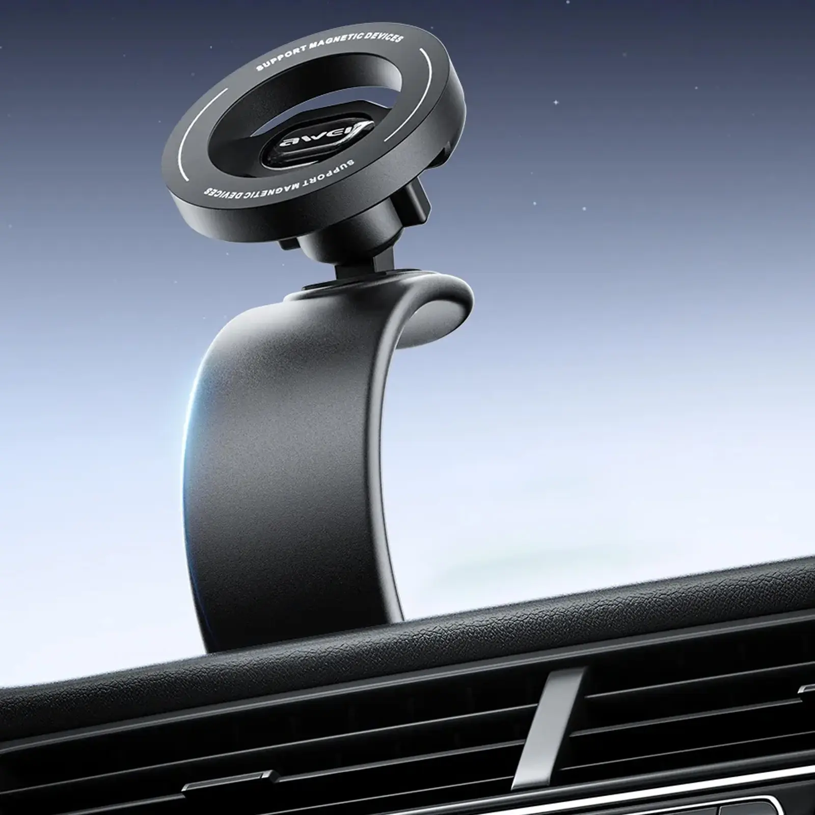 Uchwyt samochodowy Awei X79 magnetic, Black 4