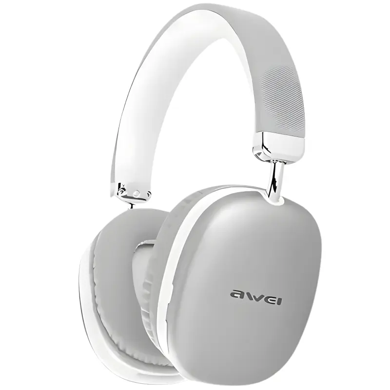 Nauszne bezprzewodowy słuchawki Awei AT8 PRO, Silver 1